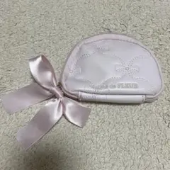 メゾンドフルール　リボンアクセサリーケース　ポーチ　ピンクマニア