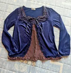 美品　axes femme　アクシーズファム　長袖　トップス　Mサイズ