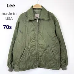 70s USA製 アメリカ製 Lee リー キルティングジャケット S78