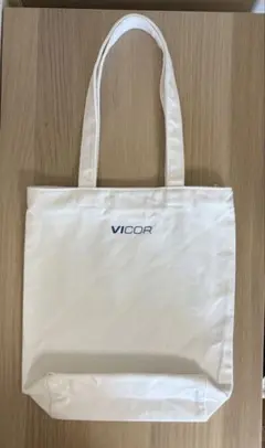 チャック付き　ジッパー付き　トートバッグ　白