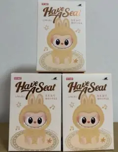 POP MART LABUBU BABA Have A Seat ぬいぐるみ3個
