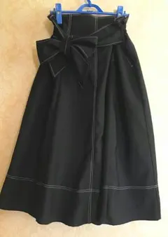 しまむら♡大きいサイズ3L4L♡リボン付きロングスカート