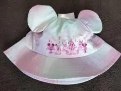 タグ付き ミッキー 耳付きバケットハット 52cm