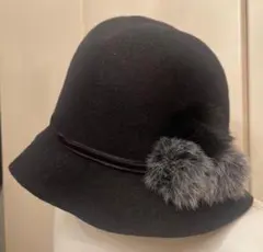 ★新品・タグ付き★アシーナニューヨーク　ファー付き　ウールハット　グレー 2025年最新】アシーナニューヨークの人気アイテム - メルカリ