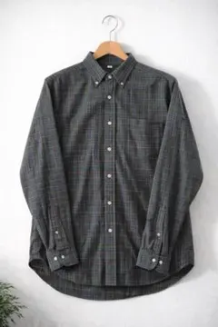 希少 80s 90s 銀タグ OLD UNIQLO チェックシャツ ネルシャツ
