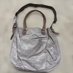 美品☆russet ラシット 2way トートバッグベージュ/サックス