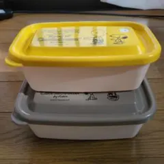 PEANUTS 弁当箱 2個セット スヌーピー・電子レンジOK！ タオルハンカチのサムネイル