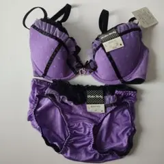 Shake Body ブラジャー　C65 ショーツ　М　セット パープル系