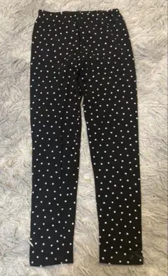 花柄水玉模様スリムフィットレギンス130