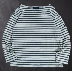 Y2K 00s SAINT JAMES ボーダーカットソー グレー・ホワイト