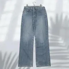 ユニクロ デニムパンツ ストレートジーンズ シンプル 着回し◎ E6313