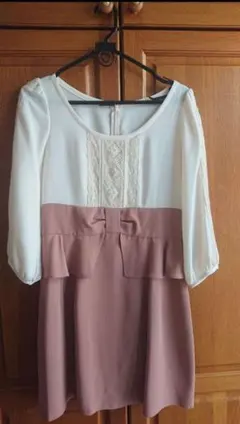 【美品】Swingle レース　七分袖　ワンピースのサムネイル
