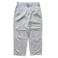 00s DOCKERS ツータック ワイドデニムパンツ W33L30のサムネイル