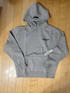 ESSENTIALS FEAR OF GOD グレー フード付きパーカーXL - メルカリ