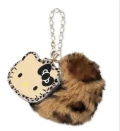 アベイル　キティ　バッグチャーム　ファーキーホルダー