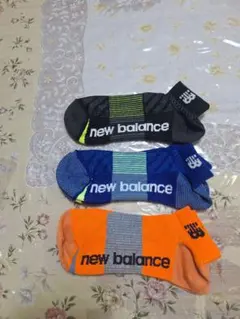 new balance ショートソックス 3足セット