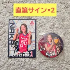 山田二千華選手 NECレッドロケッツ川崎 缶バッジ - メルカリ