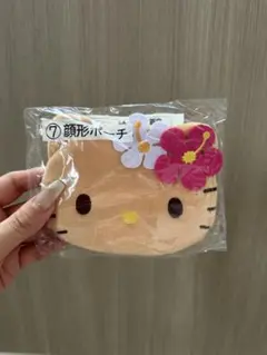 ハローキティ 顔型ポーチ
