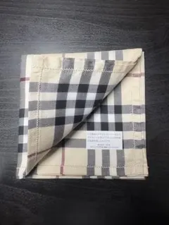 【新品未使用】 BURBERRY ハンカチ ノバチェック柄