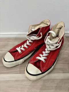 80s USA製 Converse All Star HI 赤 US13