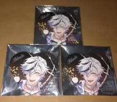 アニメイトカフェ ぬカニ ブレイド ハート型缶バッジ 3点セット