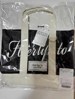 Herliptoトートバッグ Canvas Mini Tote white - メルカリ