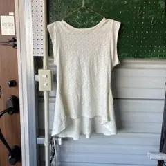 KO8 ホワイトチュニックトップス