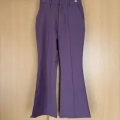 GRL グレイル フロントタックフレアパンツ[k8360t]