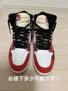 Air Jordan 1 ホワイト/レッド/ブラック スパイダーマン