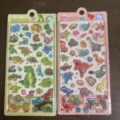 恐竜デザインシール2シートセット