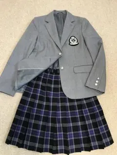 EASTBOY ブレザー グレー ジャケット 上下 セット スカート チェック