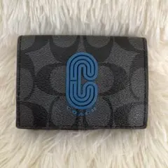 2025年最新】coach 財布 二つ折り ブルーの人気アイテム - メルカリ