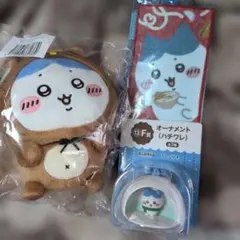ちいかわ たぬきだもんくじ B賞 エニマイくじ タオルハンカチ ３点セット