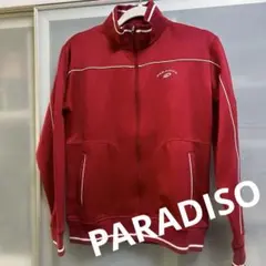 PARADISO ⭐️赤 ジップアップジャケット　L 最終値下げ❗️