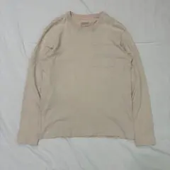 Patagonia ロングスリーブ ポケットTシャツ ベージュ S