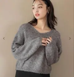 [本日限定お値下げ]coca Vネックニットトップス