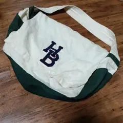 hobo ホーボー カレッジデザイン ニュースペーパーバッグ バッグ 生成りのサムネイル