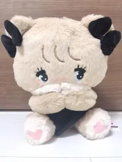 ラテBLACK RIBBON BIGぬいぐるみ mikko characters