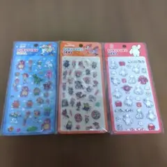 新品未開封✨ディズニーぷくぷくシール3枚セット