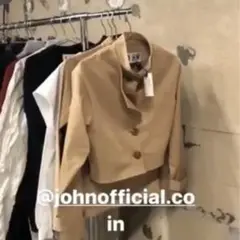 JOHN ショートトレンチジャケット