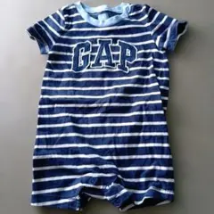 babyGap ストライプロンパース 12-18M
