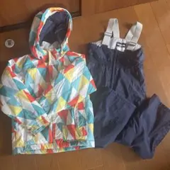 子ども用カラフルスキーウェアセット