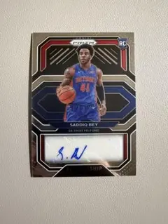 Saddiq Bey 2020-21 Panini Prizm 直筆サイン