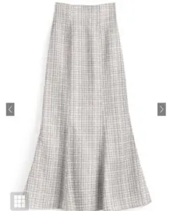 GRL ラメチェックツイードマーメイドスカート