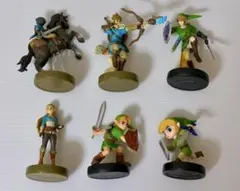ゼルダの伝説 amiibo アミーボ 6体セット まとめ売り