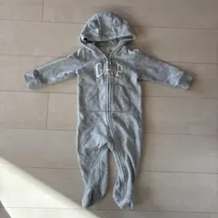 baby gap グレー フード付きロンパース 6-12ヶ月