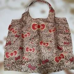 ハローキティ レオパード柄 エコバッグ