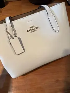 COACH ホワイト トートバッグ ショルダーバッグ