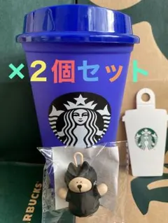 ハロウィン2024カラーチェンジングリユーザブルカップ+キャップベアリスタ　2個