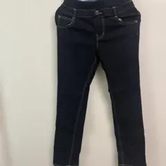 150 ステッチ入り　ブラック　ロングパンツ